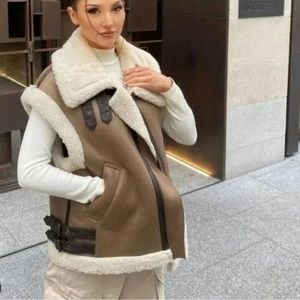 Zara Combination Fleece Vest